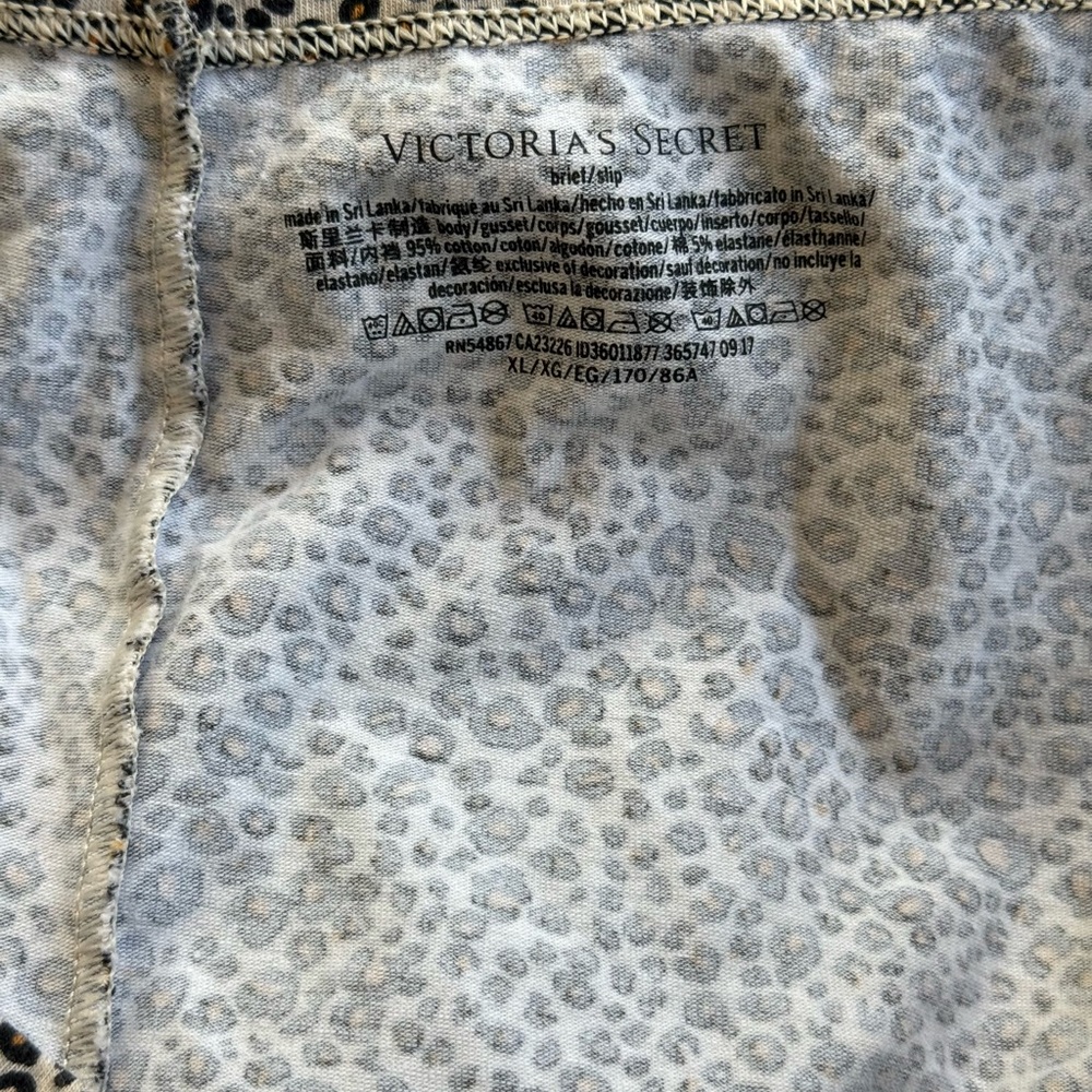 Lot of 3 briefs Felina Leopard Print Panties - Black and Tan Victoria Secret XL - Picture 7 of 8